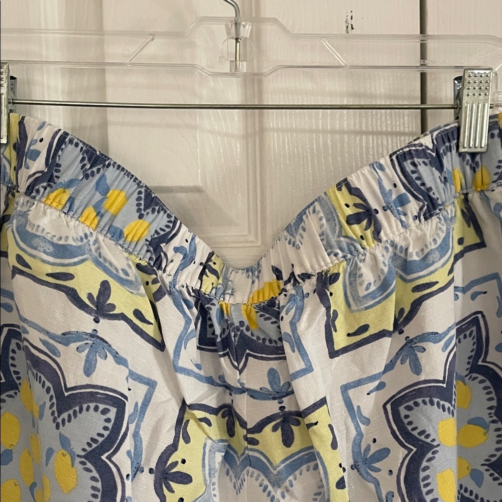 LOFT Floral Patterned Wide-Leg Pants - Picture 5 of 7